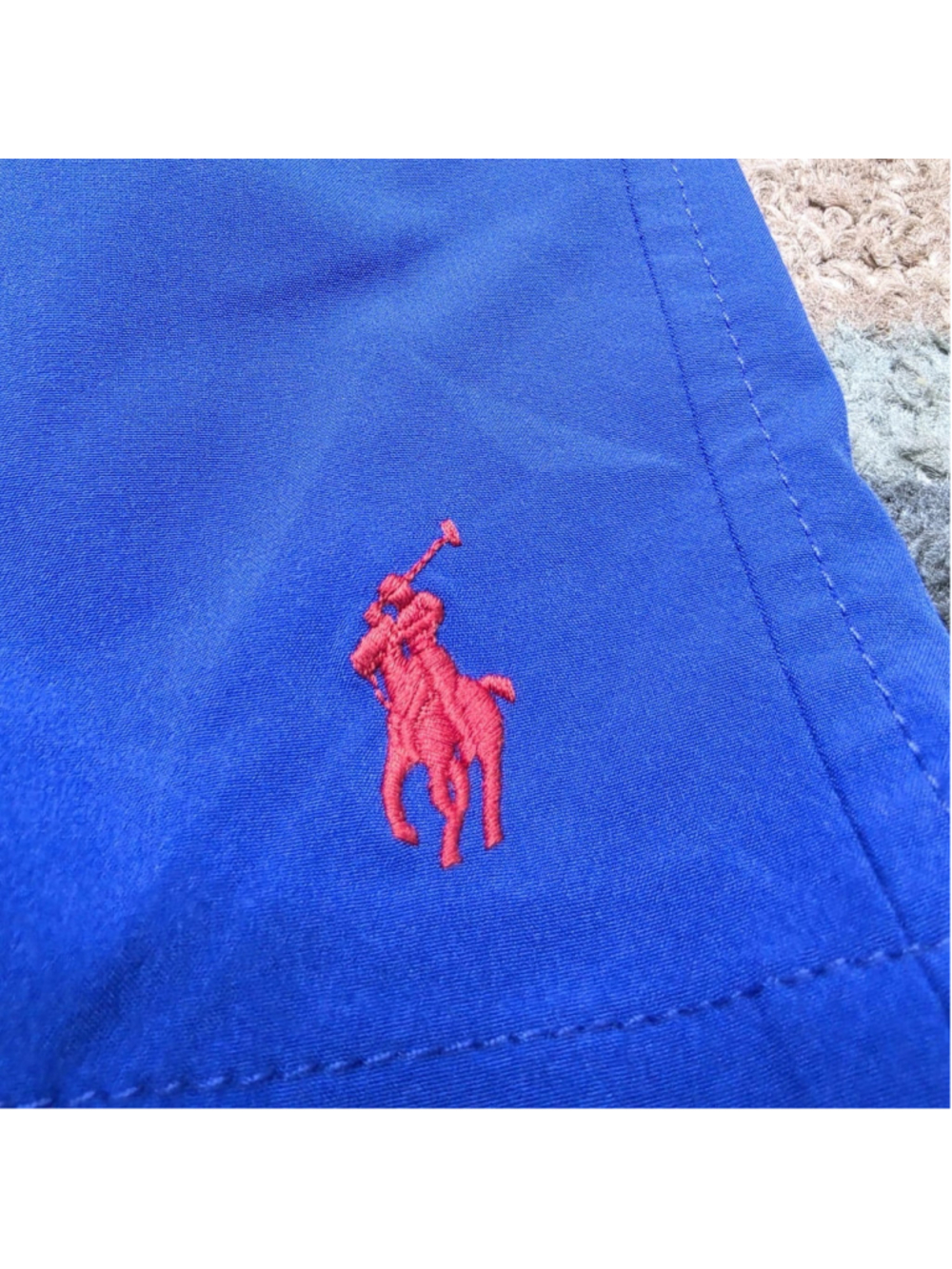 Polo Ralph Lauren Swim Trunks Men’s Small Blue Pony Logo Mesh Lined Swim Shorts - Picture 3 of 10